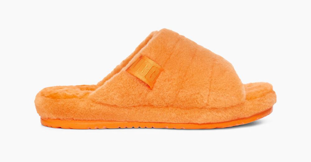 Ugg Fluff You - Mens Slippers - Orange - NZ (8162JYPQN)